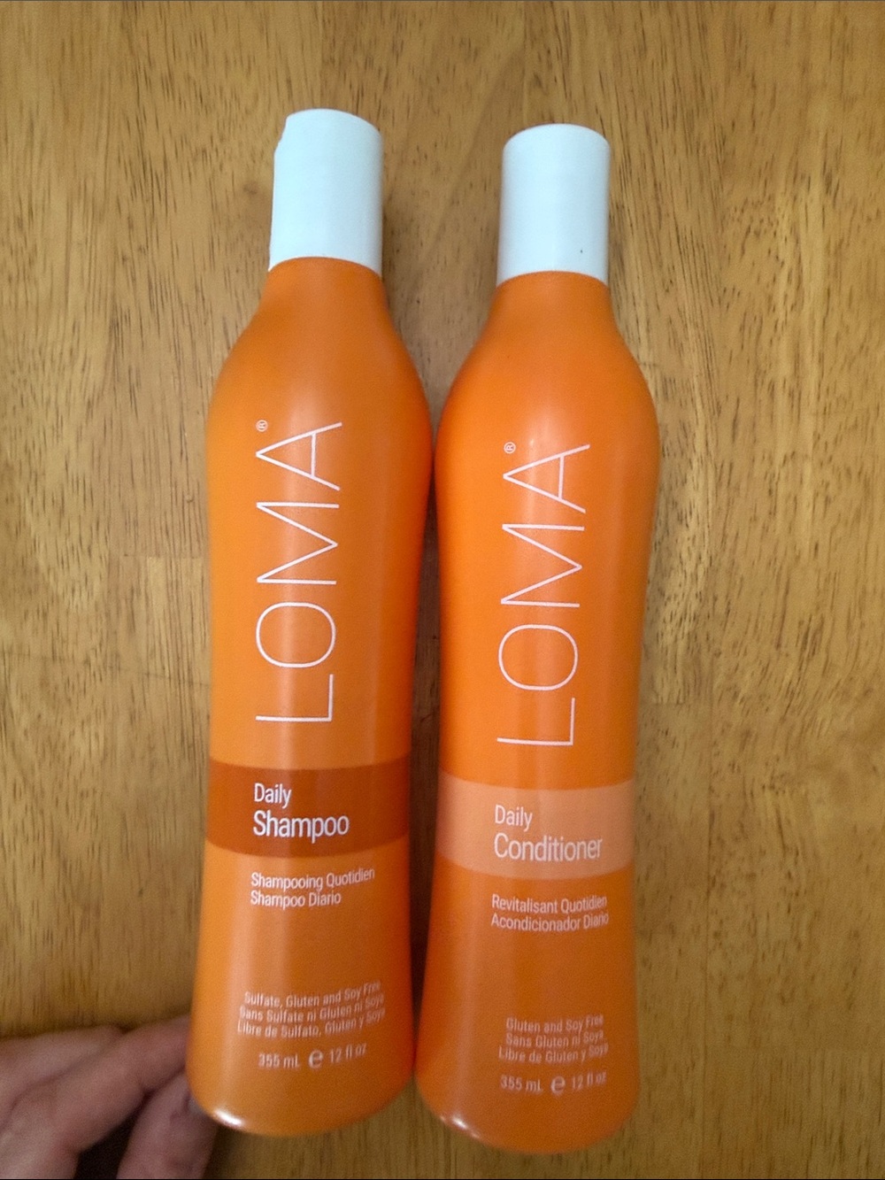 Loma Daily Shampoo & Conditioner Set - Orange